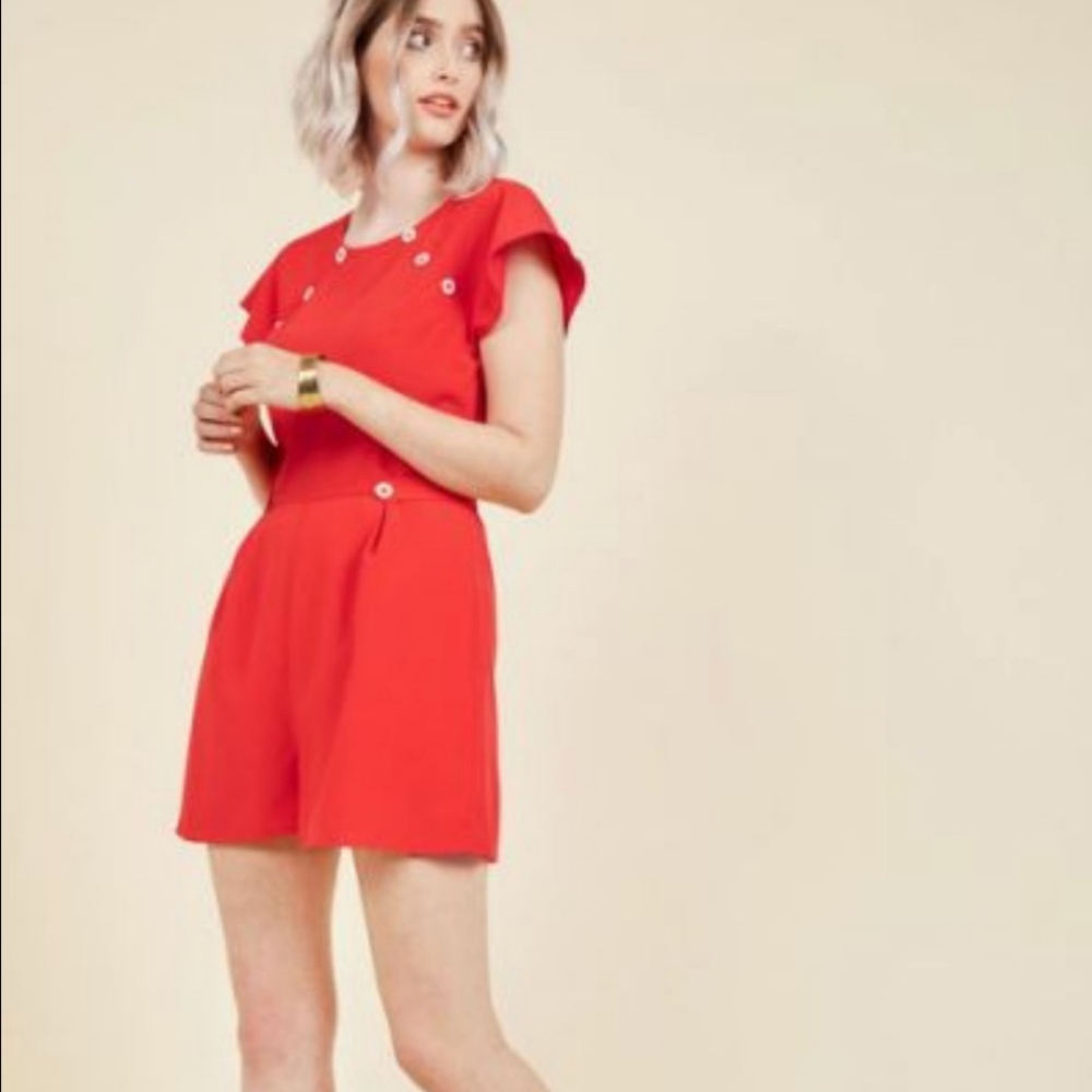Modcloth 60's Retro Inspired Romper